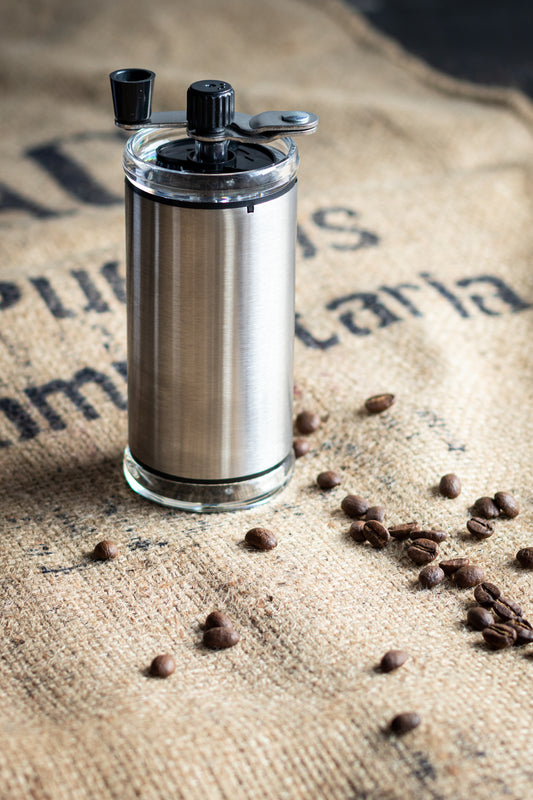 Tragbare Kaffeemühle