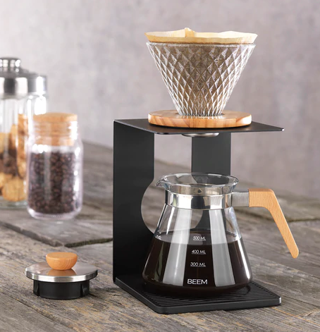 BEEM Kaffeebereiter Set Pour Over 4-tlg. 600ml