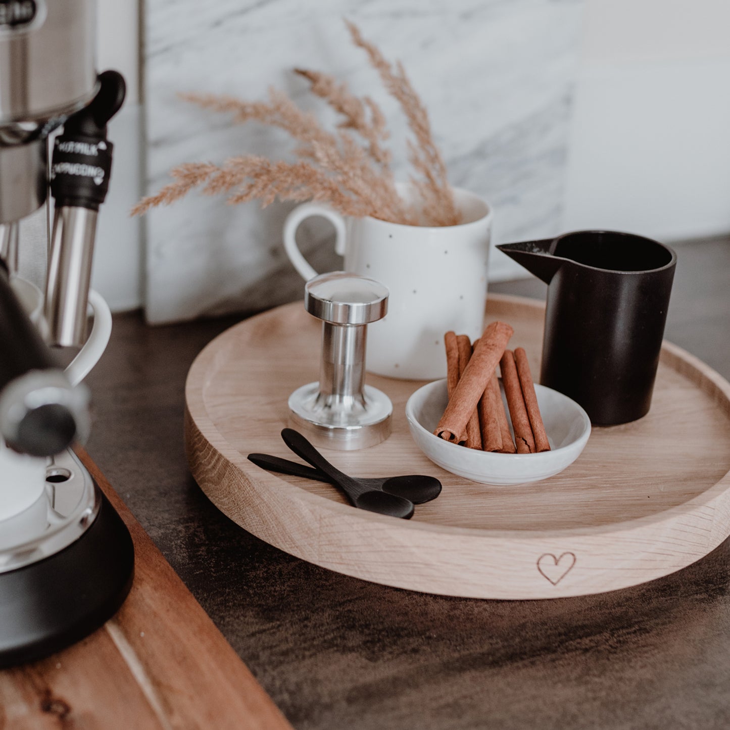 Drehteller aus Eiche