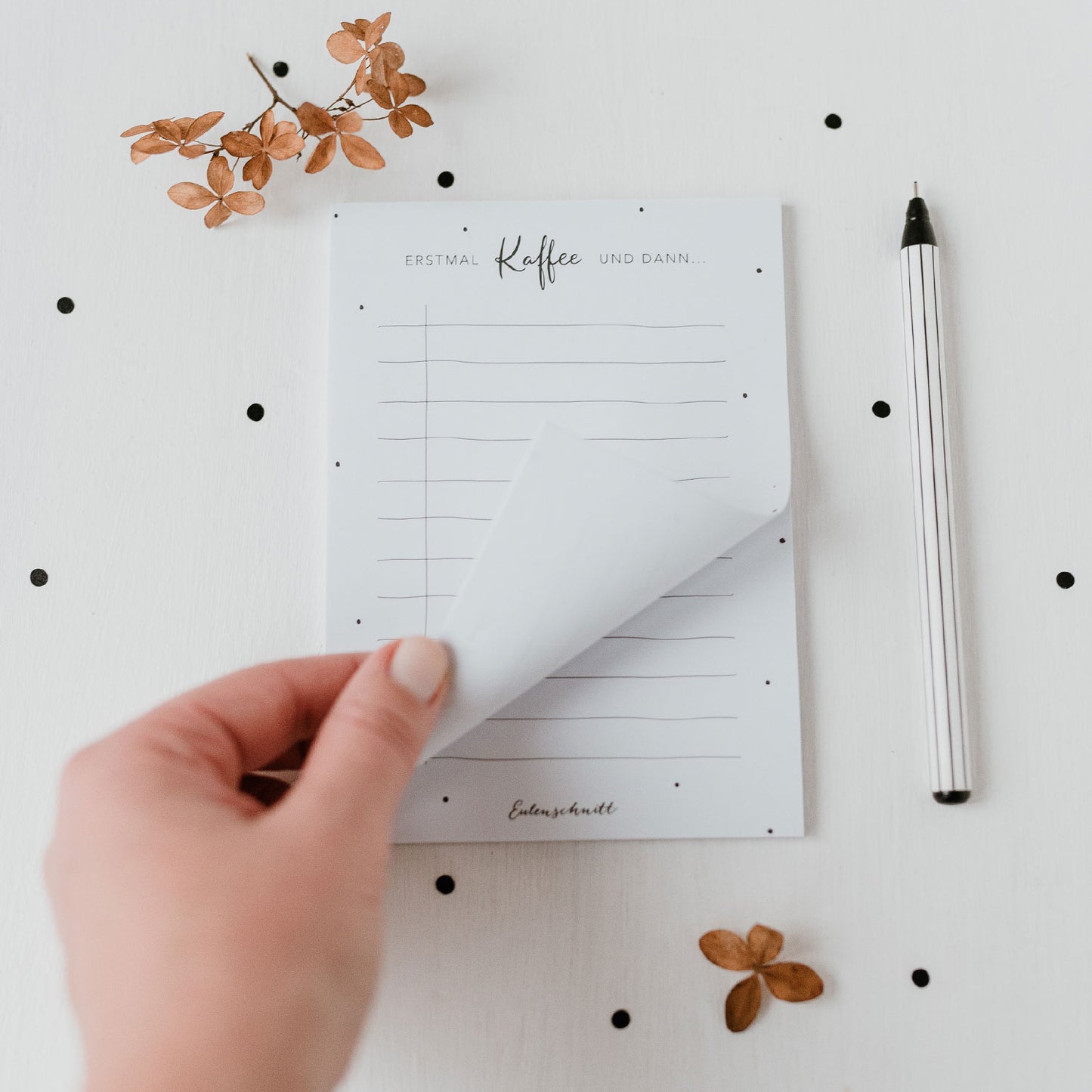 Block "Erstmal Kaffee und dann..."