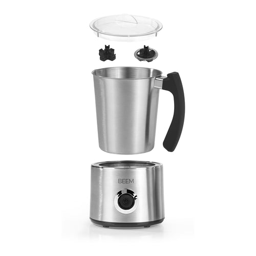 BEEM Milchaufschäumer Milk Swirl 200ml 650W Edelstahl/schwarz