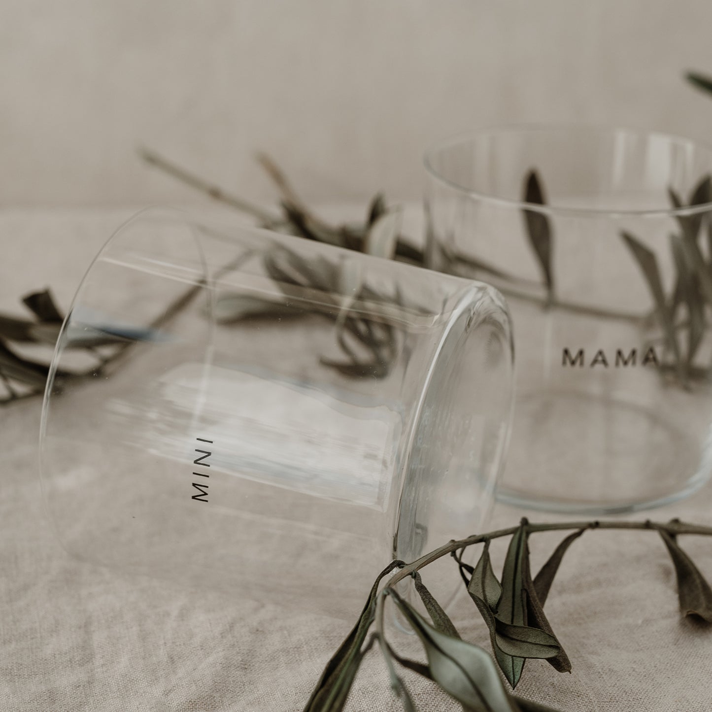 Trinkglas im 2er Set Mama & Mini